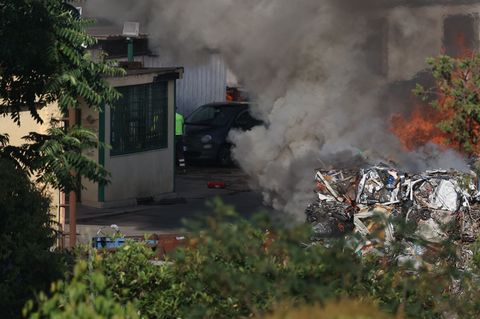 Bei der Explosion in Rom sollen mehrere Rettungskräfte verletzt worden sein