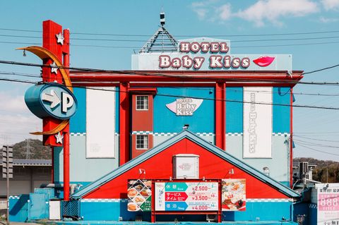Love Hotel-Fassade in Japan