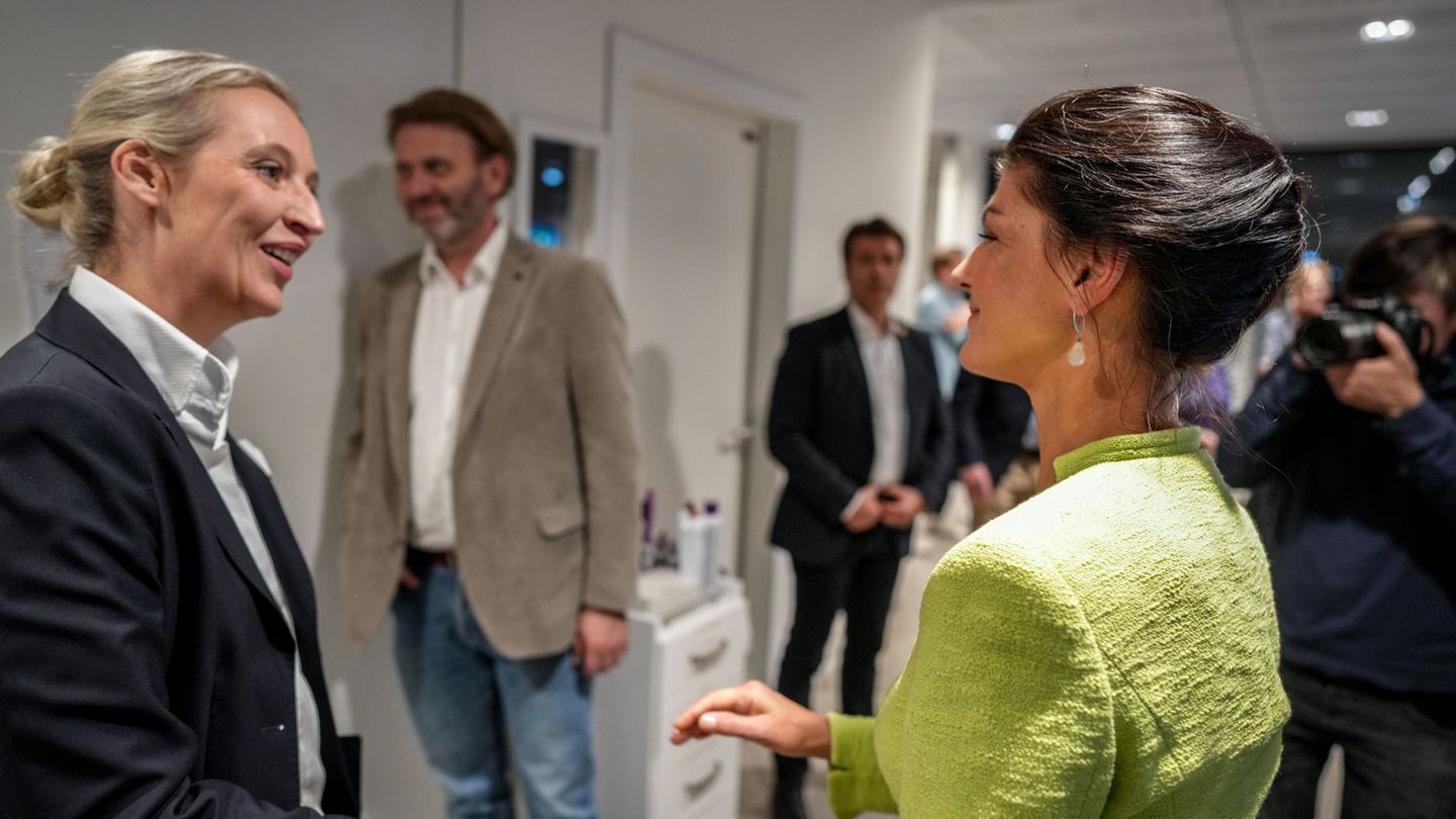Parties: BSW boss Wagenknecht wants to tear brand wall on the AfD