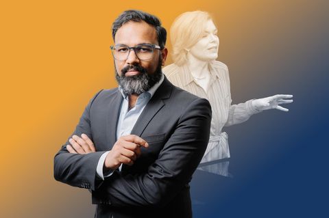Julia Klöckner in einer Bildkombination mit Stephan Anpalagan