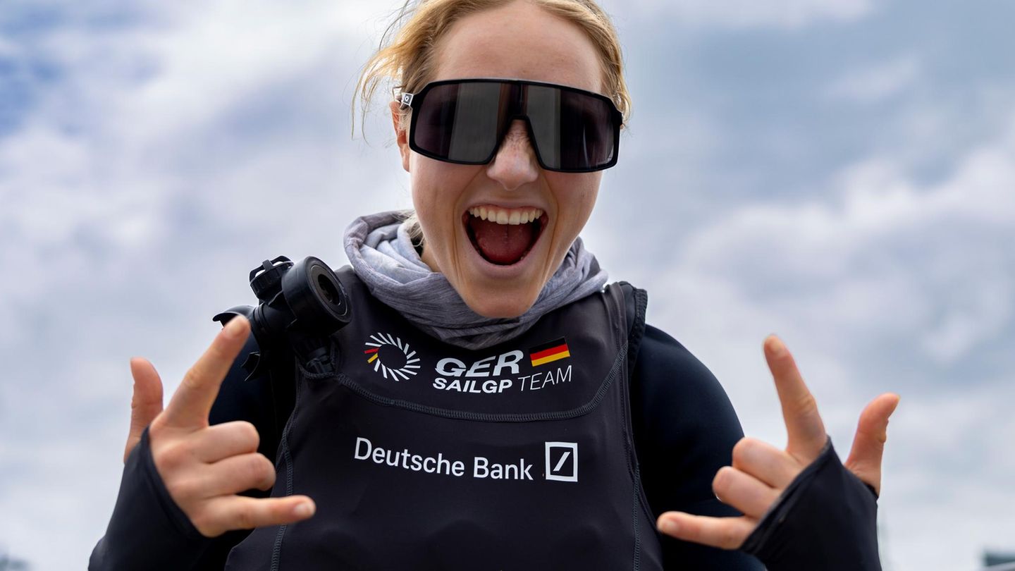 SailGP: Motivierte Sportlerin