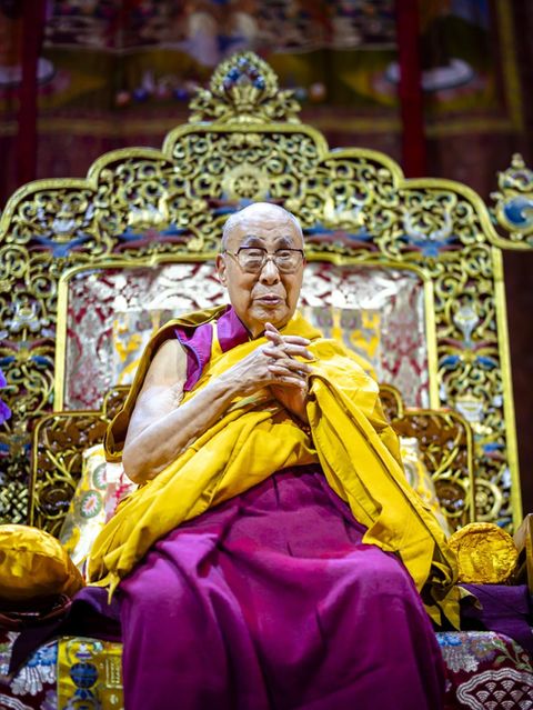 Der Dalai Lama bei einer Veranstaltung in Zürich