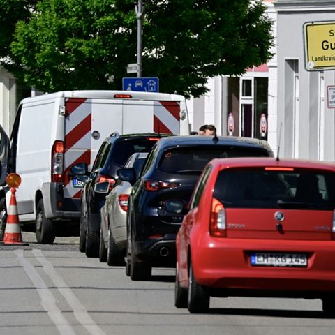 Border control in Guben in Brandenburg