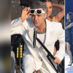Sie sind zumindest im Herzen auch beim Oasis-Comeback dabei: Robbie Williams und die Spice Girls.