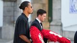 Liverpool-Kapitän Virgil Van Dijk (l.) und Teamkollege Andrew "Andy" Robertson