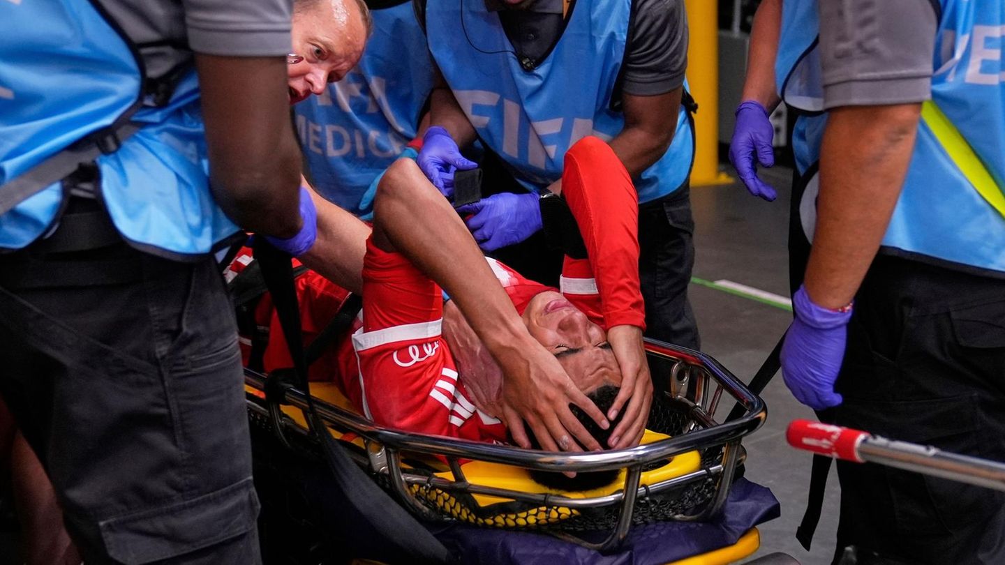 Horror two-fighter by keeper Donnarumma: Musiala apparently seriously injured