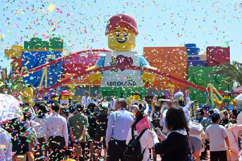 Eröffnungsfeier des Legolands in Shanghai