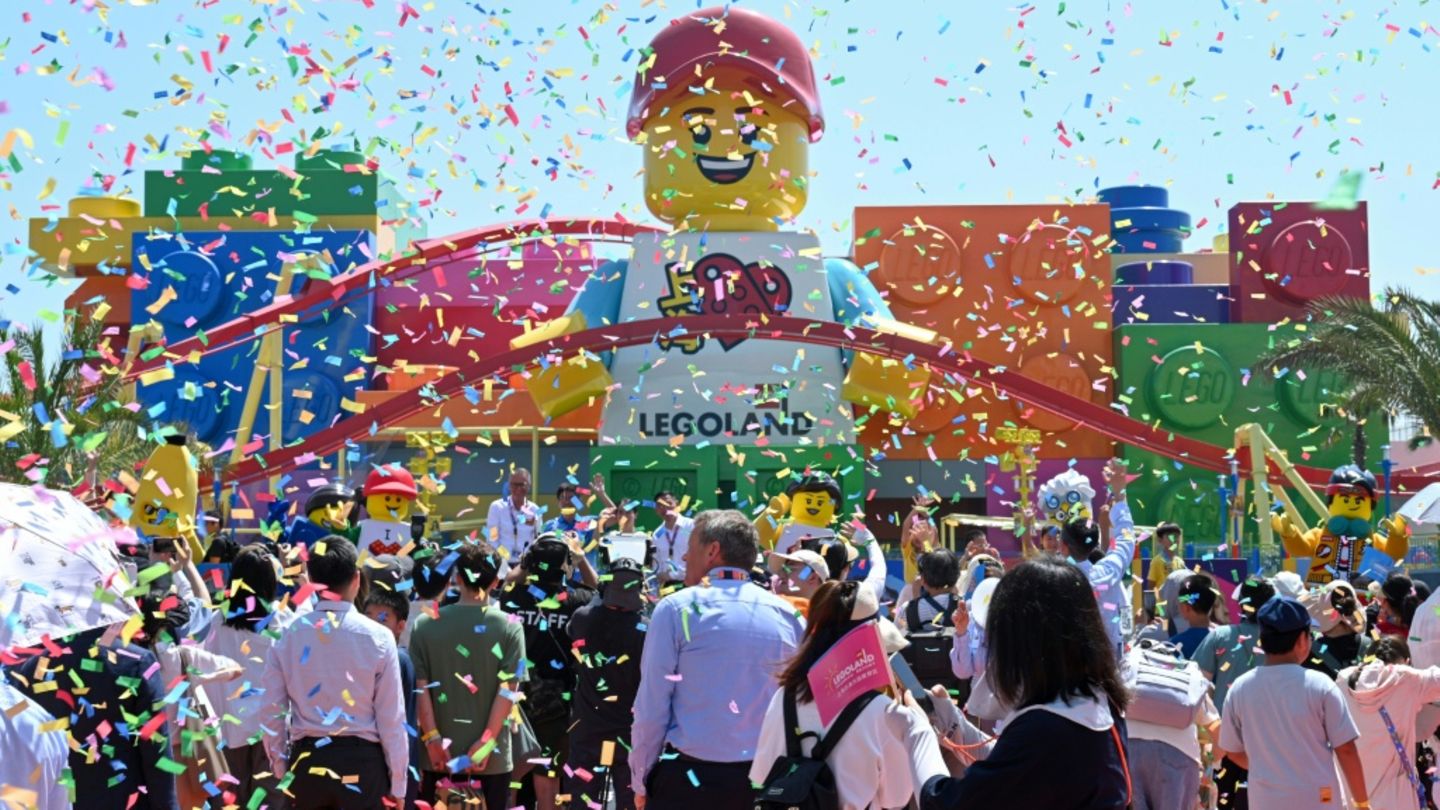 Eröffnungsfeier des Legolands in Shanghai