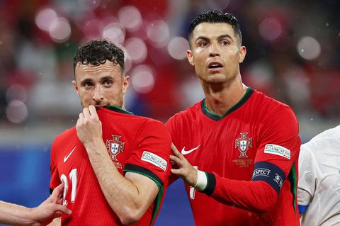 Diogo Jota und Cristiano Ronaldo