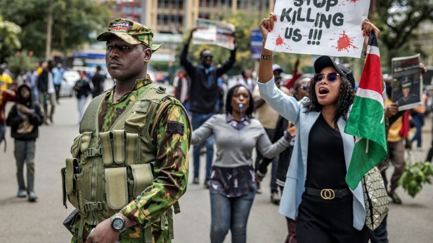 Protest gegen Polizeigewalt in Kenia