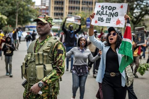 Protest gegen Polizeigewalt in Kenia
