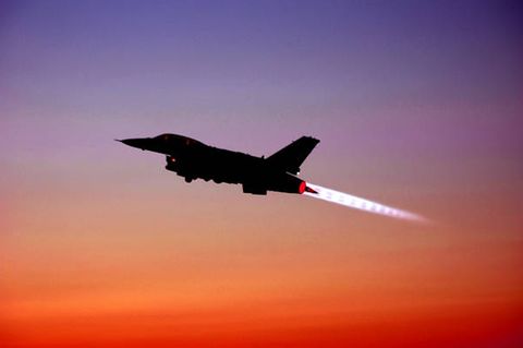 Eine F-16 der israelischen Luftwaffe