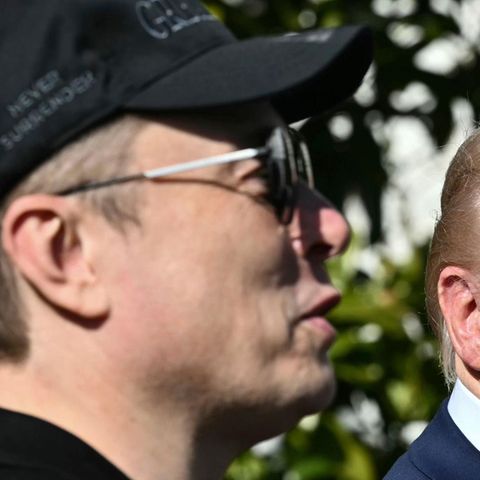 Elon Musk (l.) und Donald Trump