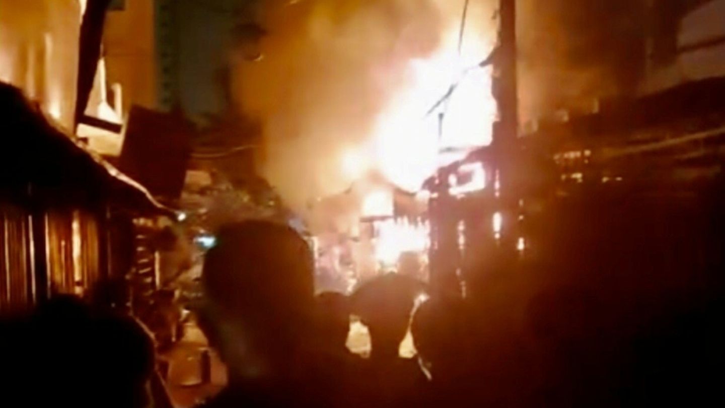 Feuer in Wohngebäude in Ho-Chi-Minh-Stadt