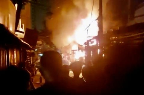 Feuer in Wohngebäude in Ho-Chi-Minh-Stadt