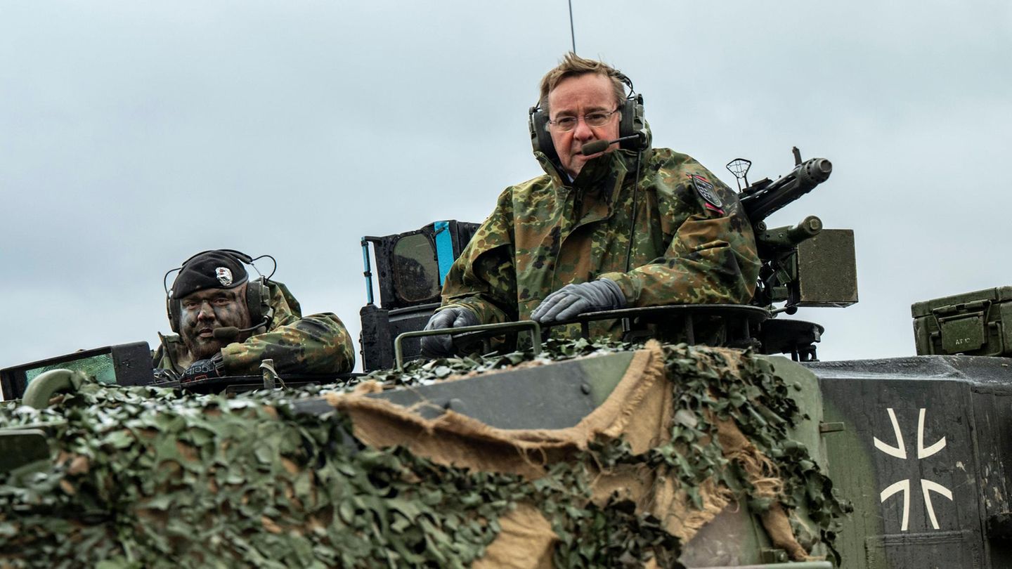 New tanks: Pistorius is said to be planning billions of nato upgrade