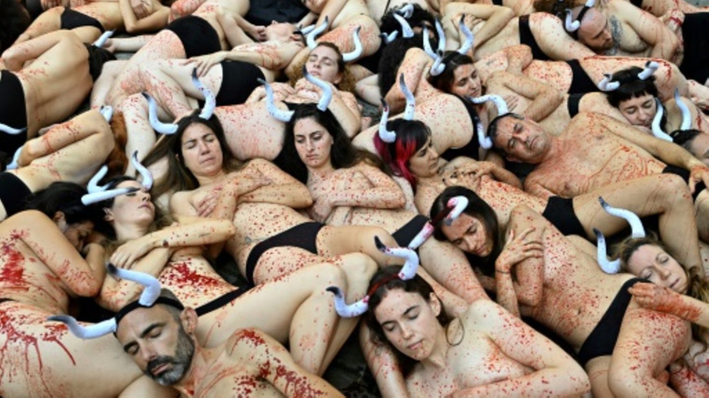 Nackter Protest