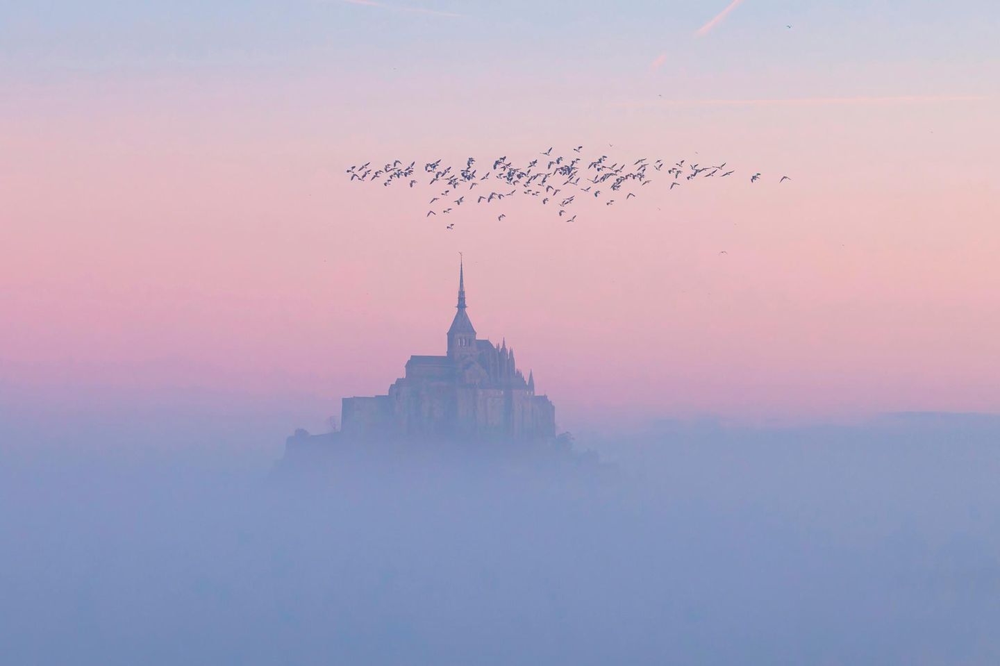 Schloss in der Morgensonne