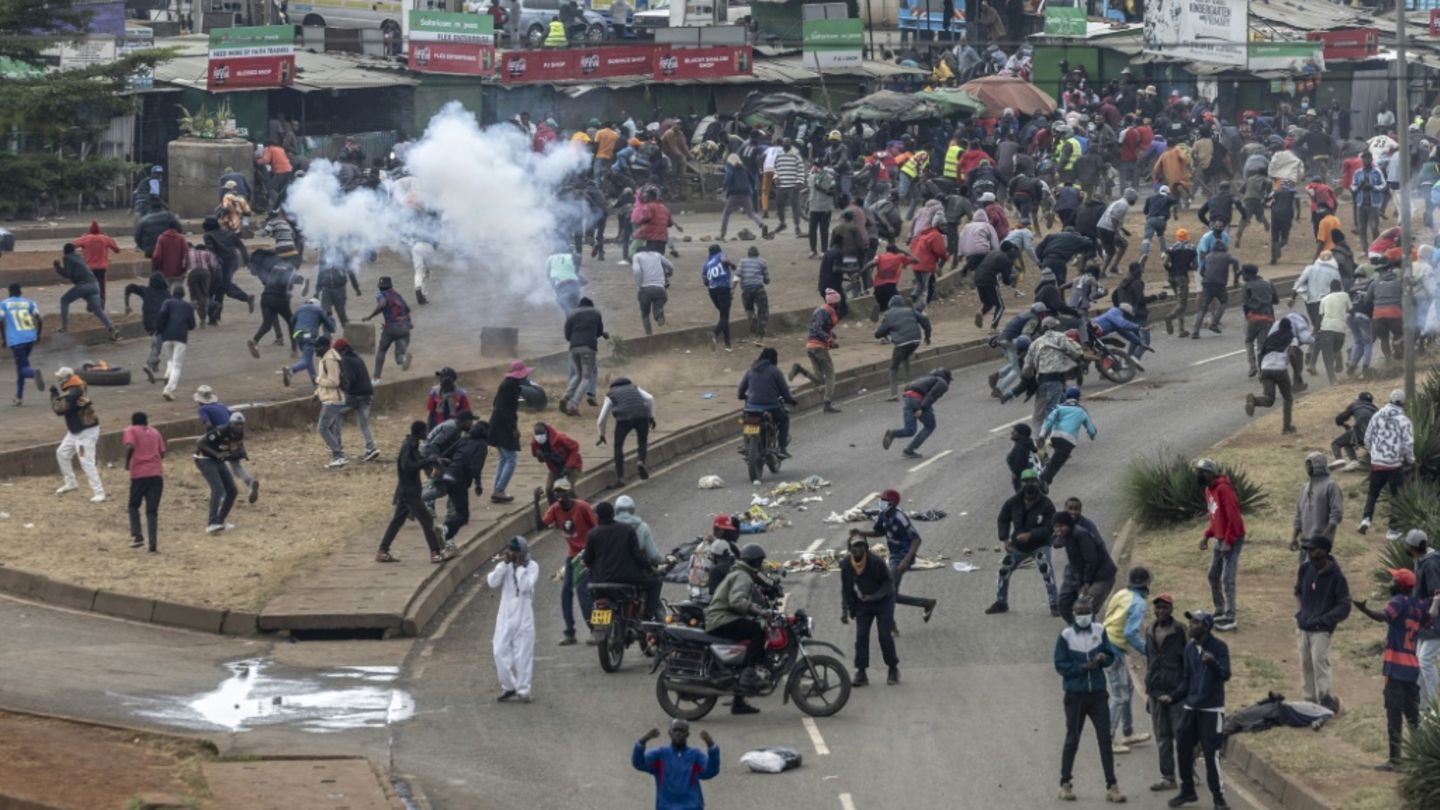 Demonstration in Nairobi