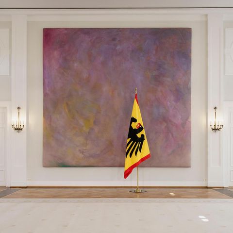 Steinmeier und Residenz: Grosser Saal des Schlosses Bellevue
