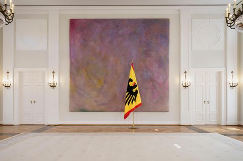 Steinmeier und Residenz: Grosser Saal des Schlosses Bellevue