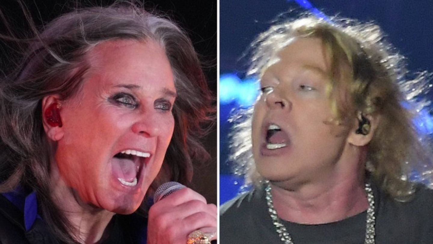 Ozzy Osbourne and Axl Rose: Music legends meet for the first time