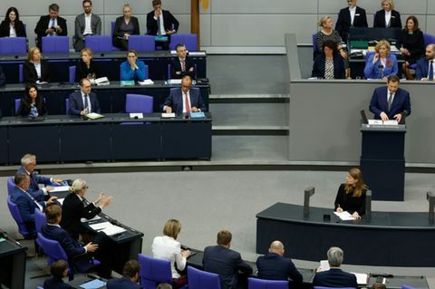 Haushaltsdebatte im Bundestag