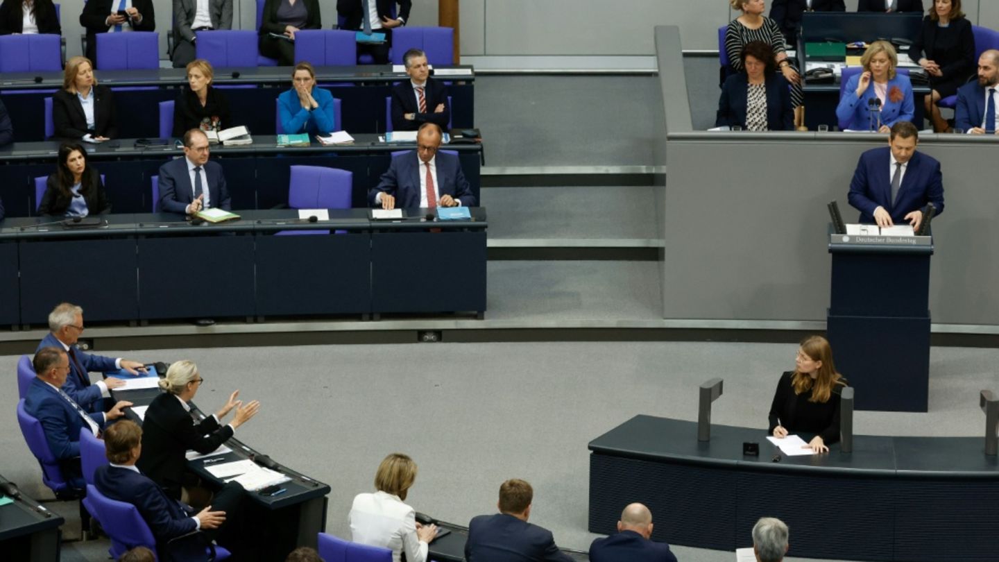 Haushaltsdebatte im Bundestag