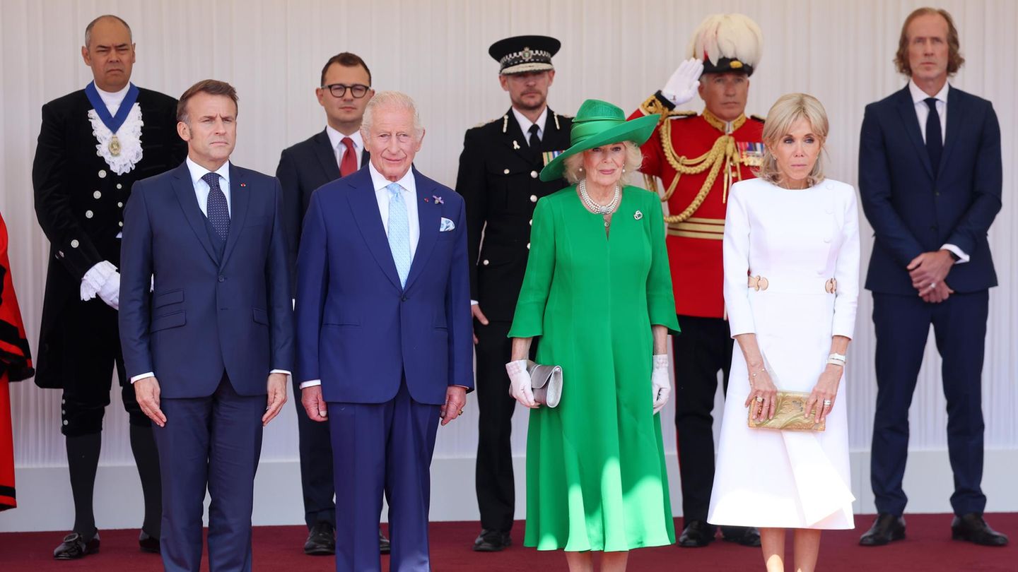 König Charles und Macron