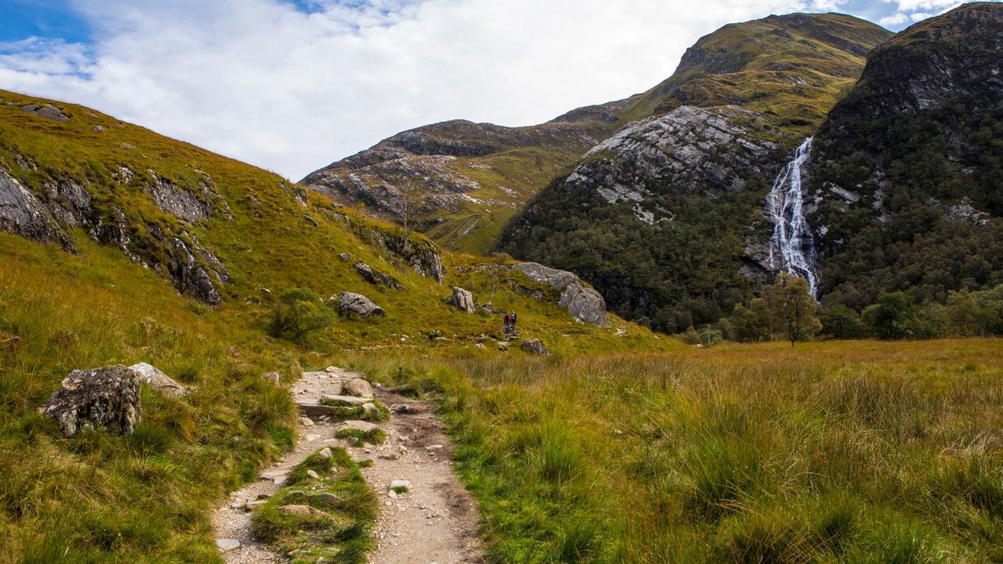 Steall Falls, Schottland