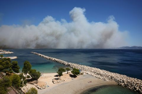 Brand bei Marseille