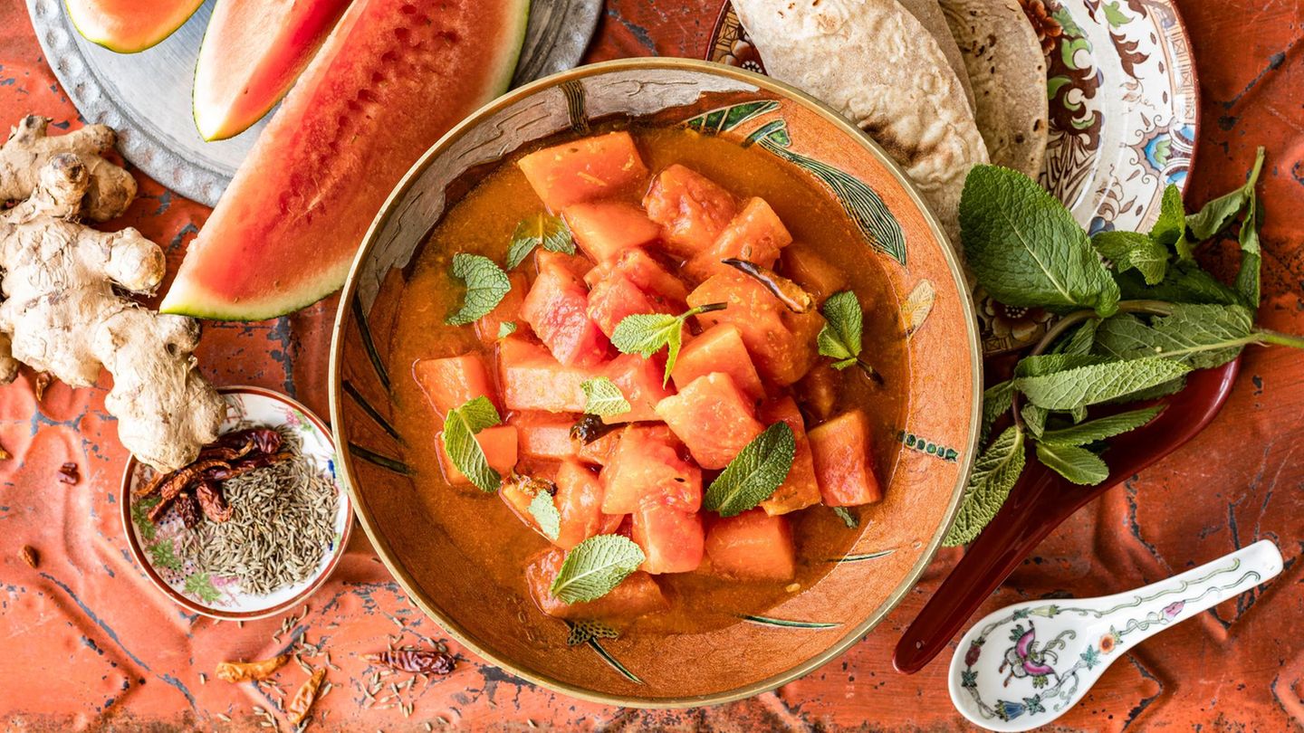 Matira-Curry mit Wassermelone