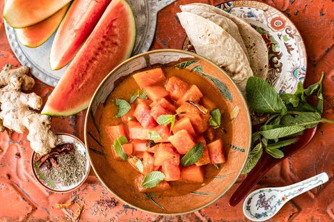 Matira-Curry mit Wassermelone