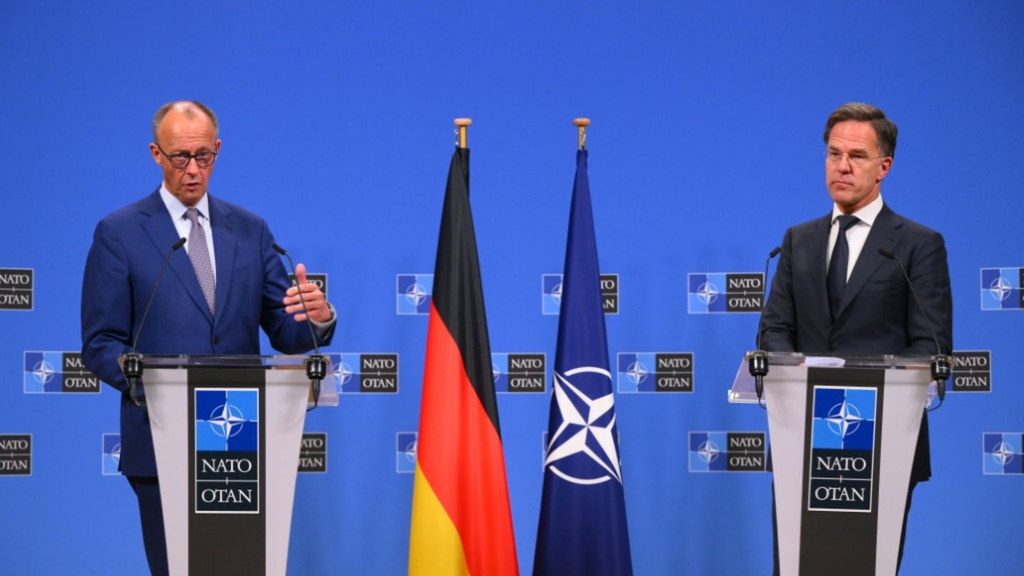 Friedrich Merz und Mark Rutte