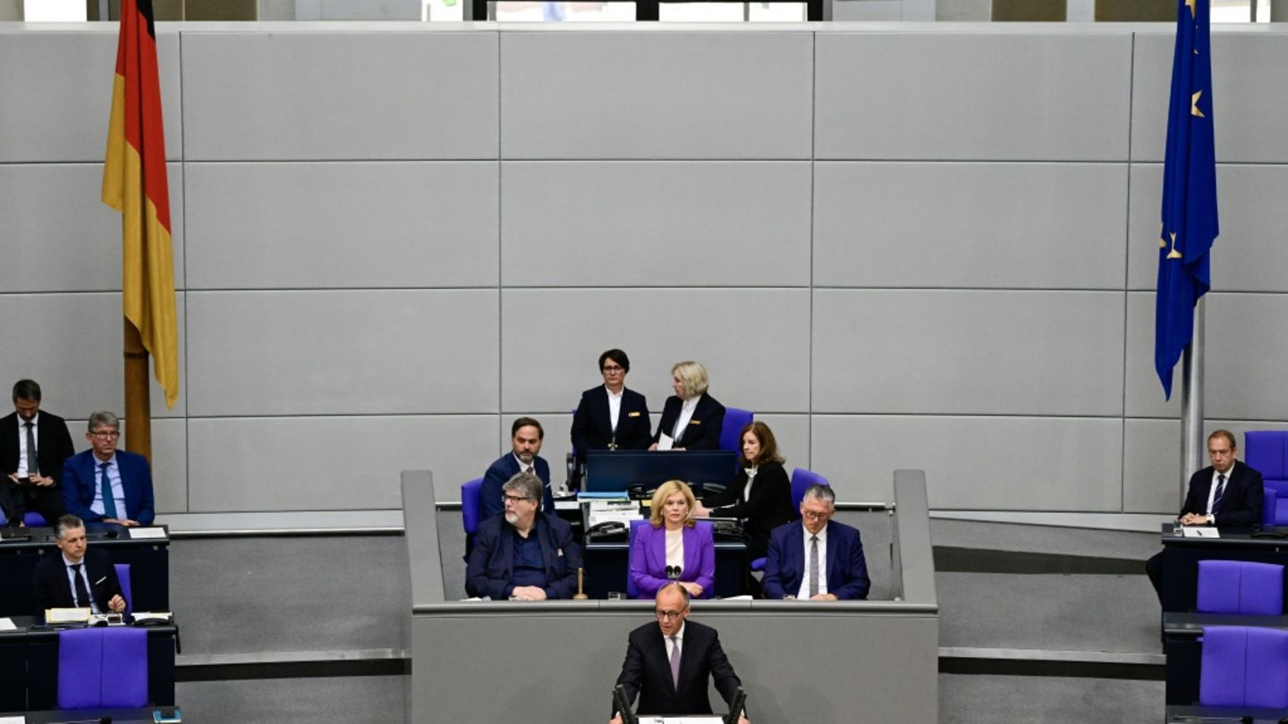 Merz im Bundestag