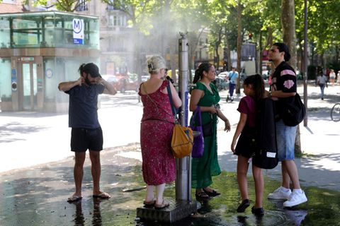 Hitzewelle in Paris