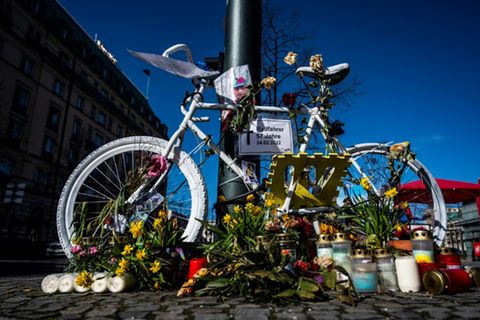 "Geisterfahrrad" erinnert an einen getöteten Radfahrer