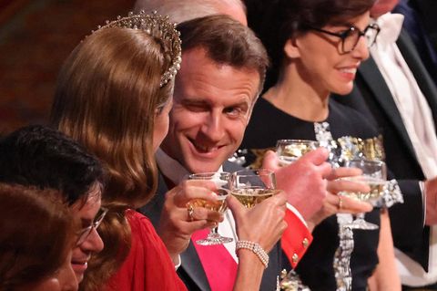 Prinzessin Kate und Emmanuel Macron