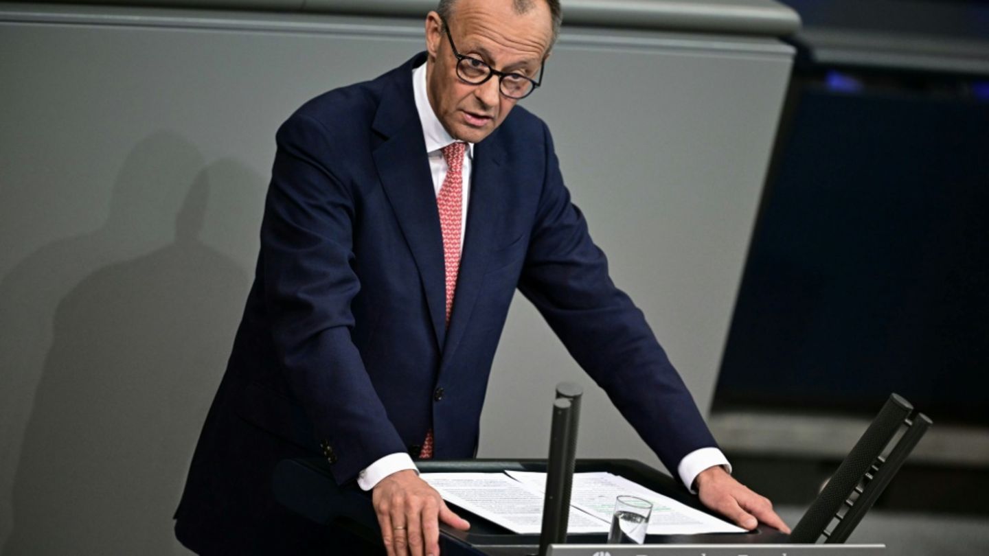 Merz am Mittwoch im Bundestag