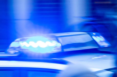 Razzia gegen Kinderpornografie: Blaulicht der Polizei