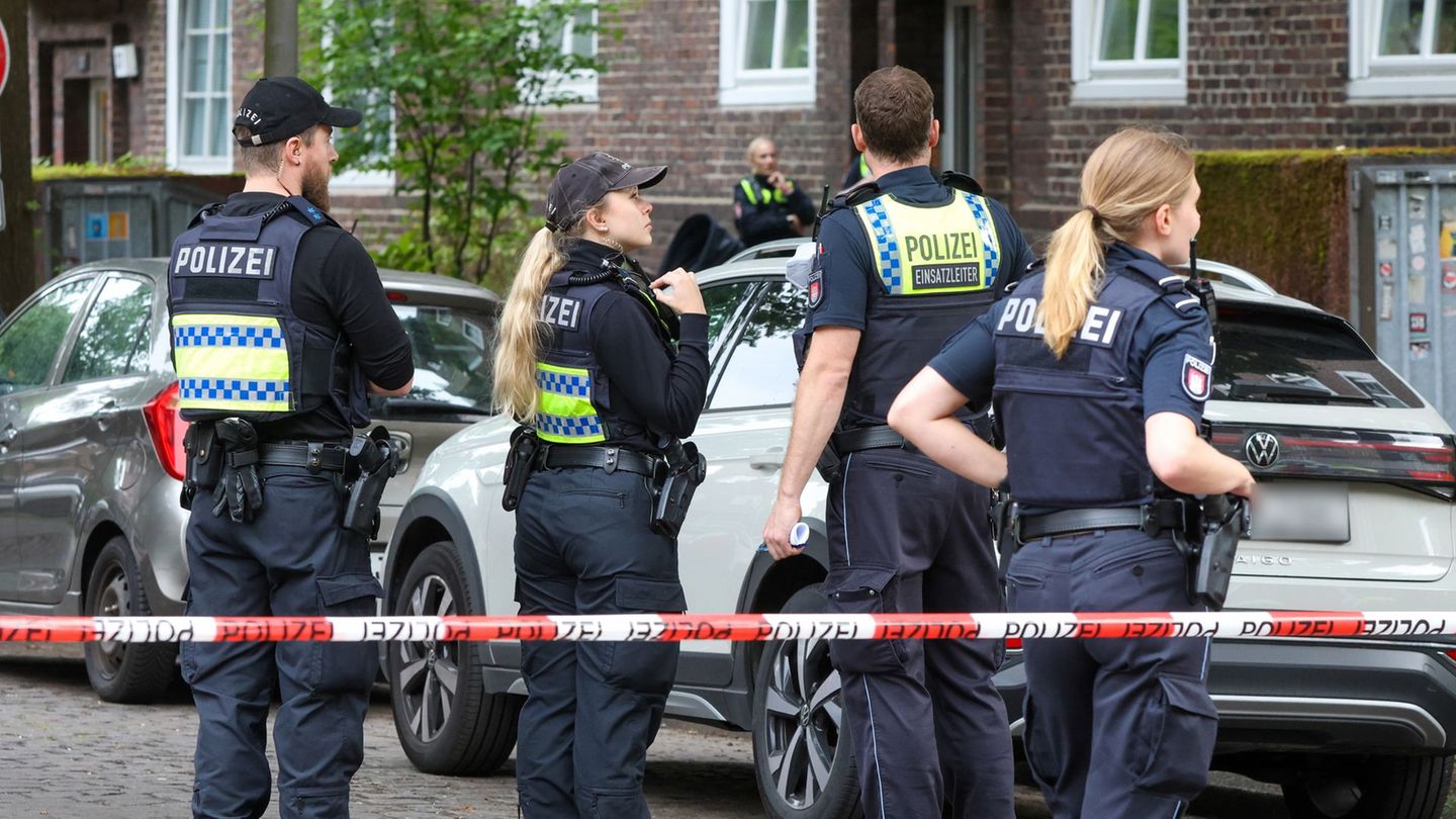 Die Polizei war am Dienstagabend in Hamburg im Einsatz