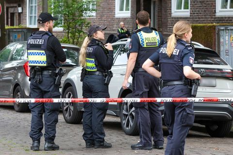 Die Polizei war am Dienstagabend in Hamburg im Einsatz