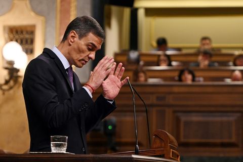 Unter Druck: Spaniens Regierungschef Pedro Sánchez
