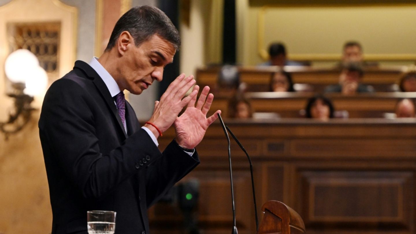 Unter Druck: Spaniens Regierungschef Pedro Sánchez