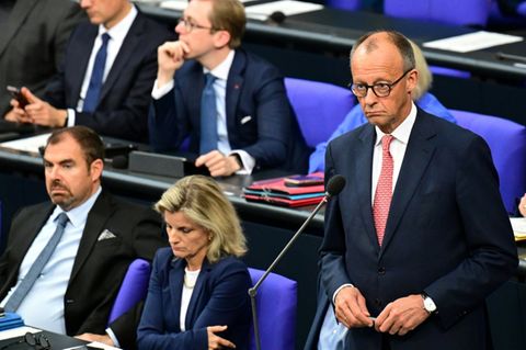 Friedrich Merz bei der Regierungsbefragung