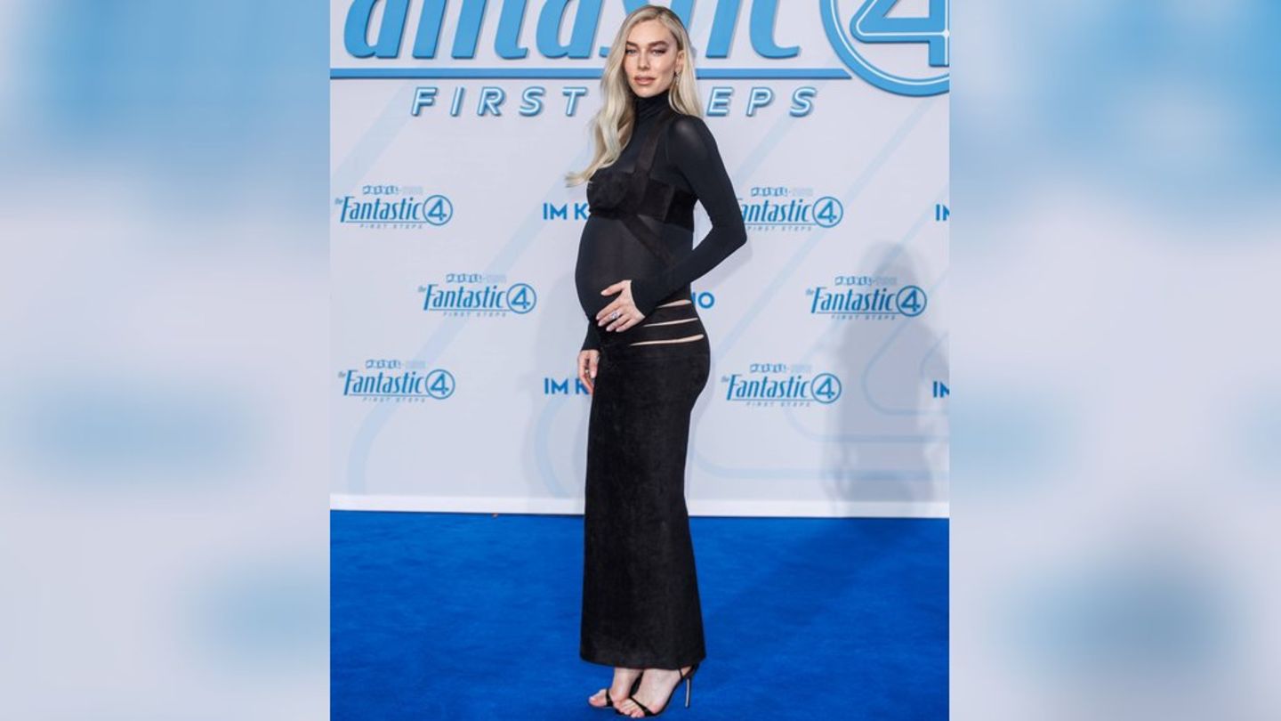 Vanessa Kirby: With a baby bump on a promo tour