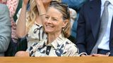 Jodie Foster im Publikum in Wimbledon 2025