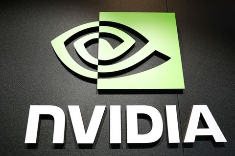 Das Logo des US-Chipentwicklers Nvidia