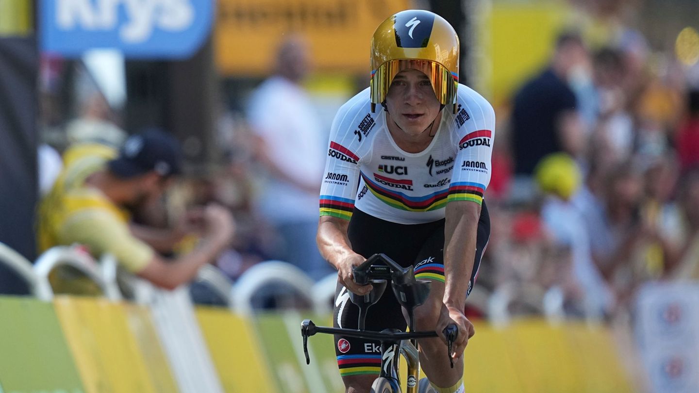 Tour de France: Tour: Evenepoel wins the first time trial – Pogacar in yellow