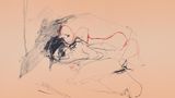 Tracey Emin "Because you left – I held on", Acryl, 2024